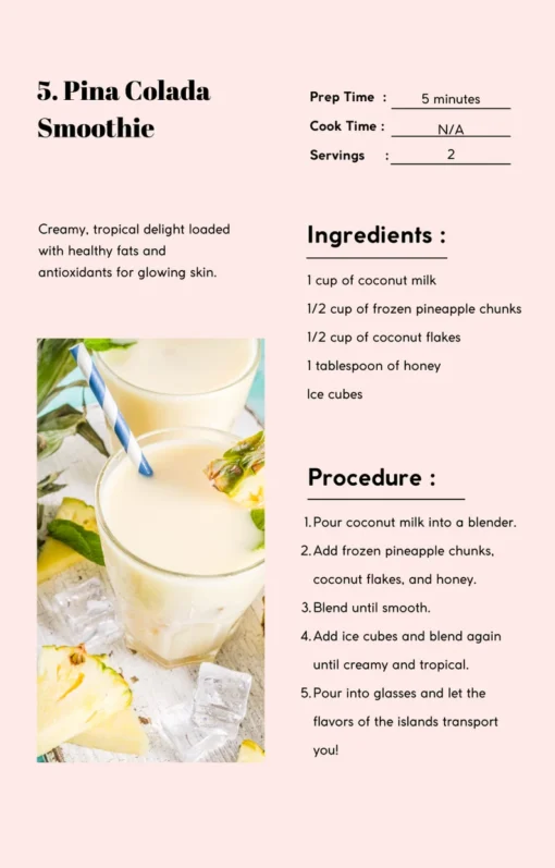 The Smoothie Cookbook- Instant Digital Download - Image 3